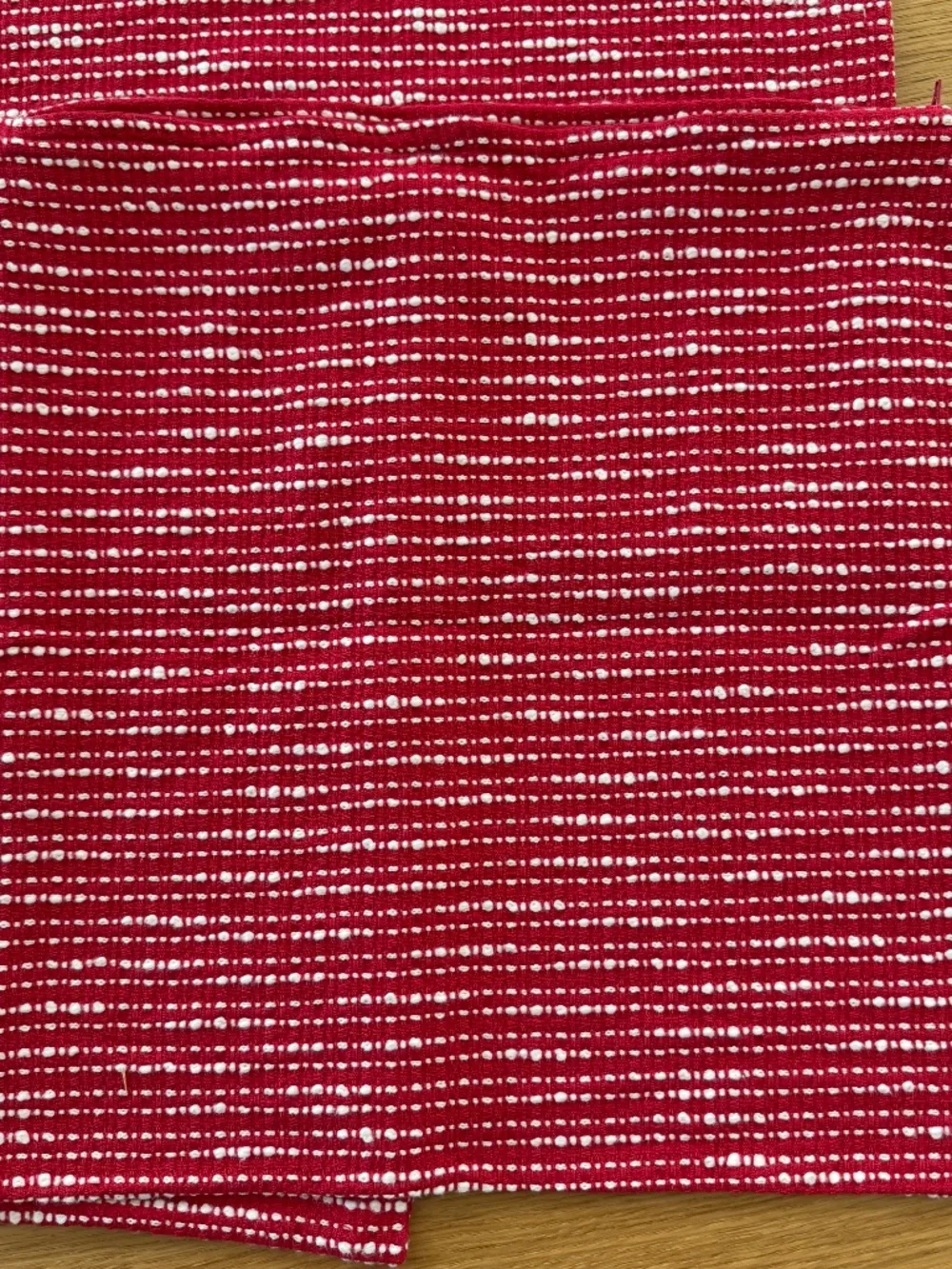 3 Pcs IKEA Vinterfint Cushion Cover Red Textured 20x20 in
